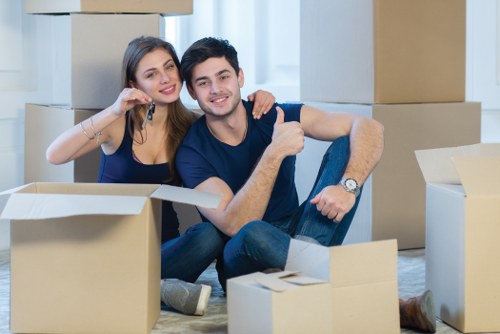Professional packing service in a Shepherds Bush home