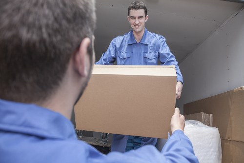 Customer booking and quotation process for a UK moving service