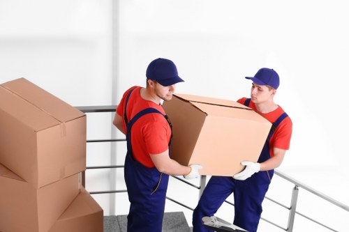 Office removals team planning a move in Shepherds Bush