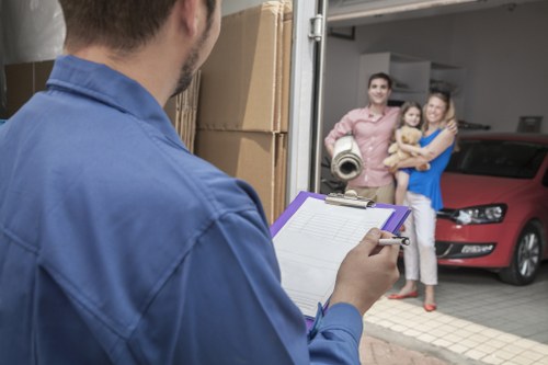Moving team preparing a house removal in Shepherds Bush