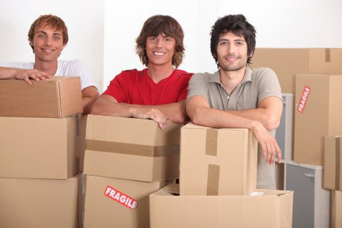 Commercial moving truck service for offices and shops in Shepherds Bush