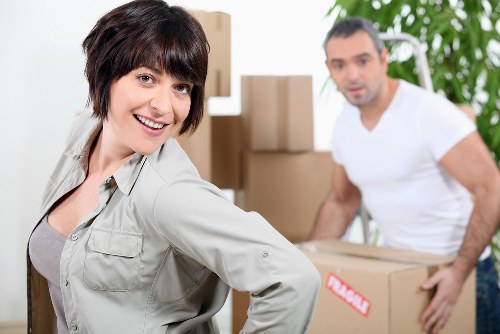 Packing and loading help for a Shepherds Bush removal job