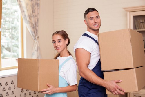 Careful loading of furniture during a Shepherds Bush removal