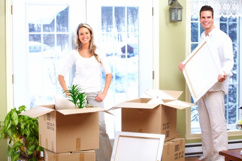 Movers preparing a home move in Shepherds Bush